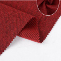 Atacado estilo europeu colorido personalizado 100% de roupas poli tecidas Tweed Fabric Keqiao